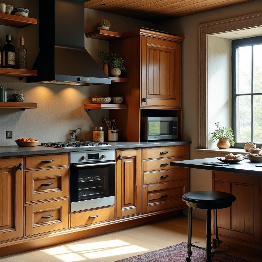 Cuisine intelligente dans une maison brugeoise
