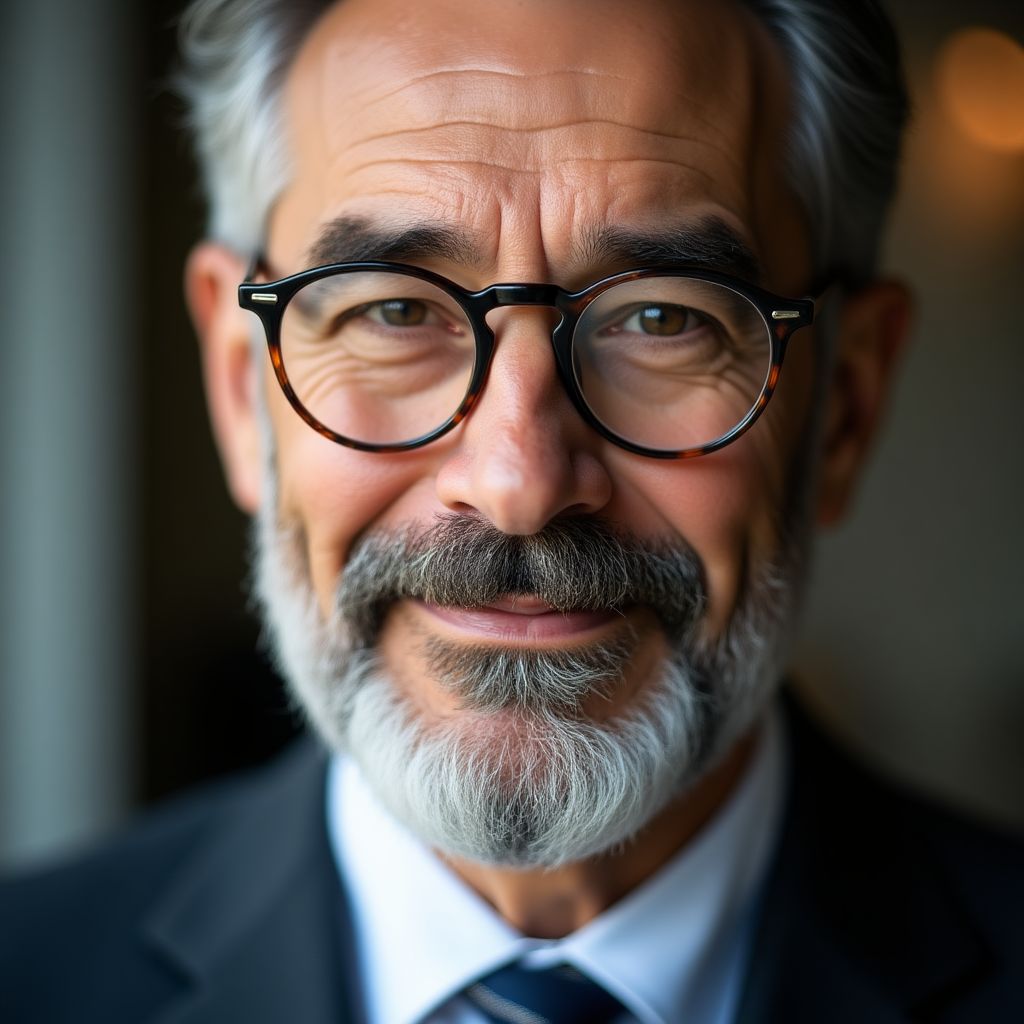 Portrait d'un client satisfait